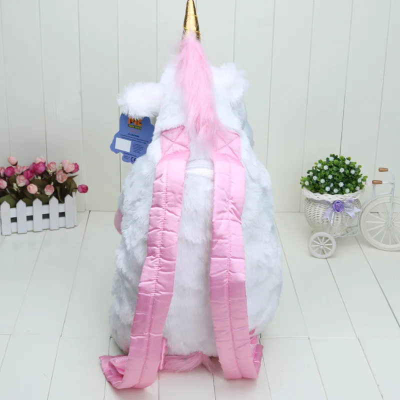 Сумка плюшевая с единорогом из Гадкий я 50 см игрушечный Единорог Рюкзак игрушки