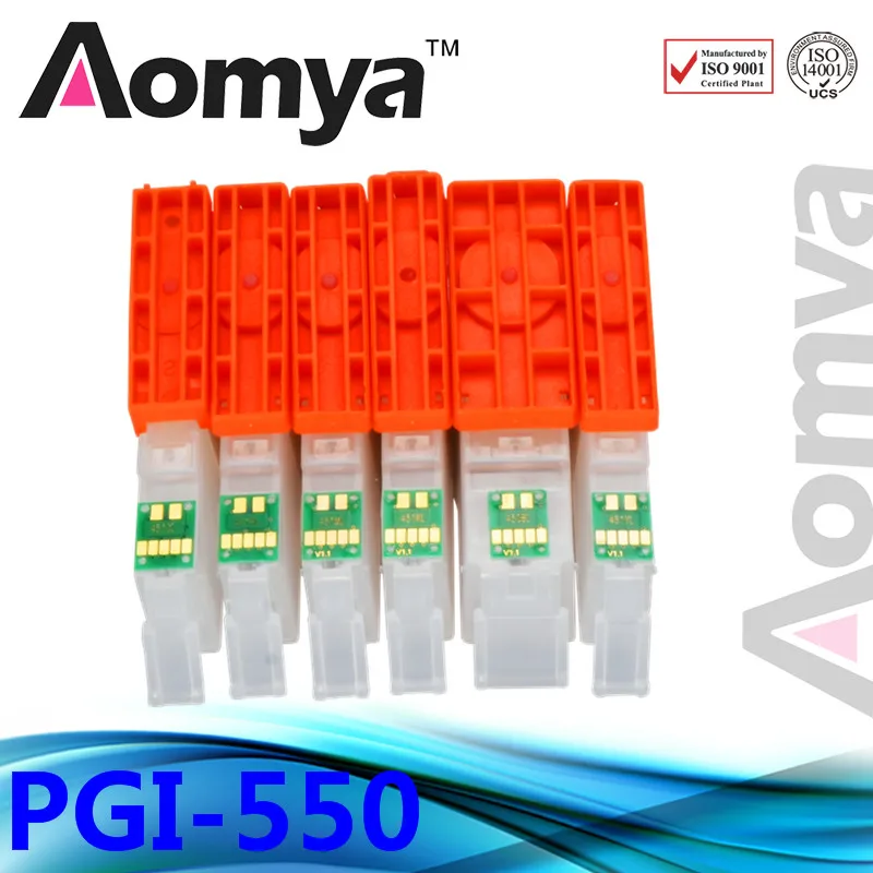 Aomya 5 шт. PGI550 PGI 550 картридж совместимый для CANON IP7250 MG5450 MX925 MG5550 MG6450 MG5650 MG6650 IX6850 MX725