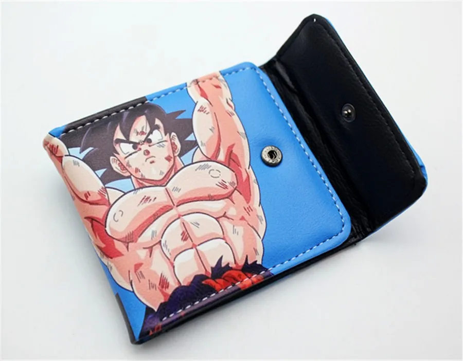 Мужской женский кошелек Dragon Ball Z кошелек молодых студентов аниме модные короткие кошельки мультфильм комикс кошелек доллар цена Otaku подарок