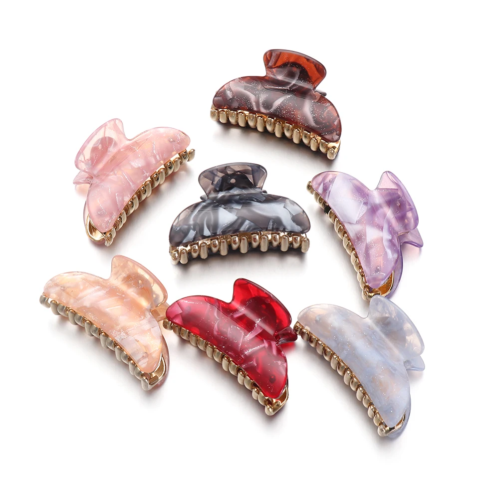 Заколка для волос женщин и девочек заколка модная краб зажим акриловые заколки