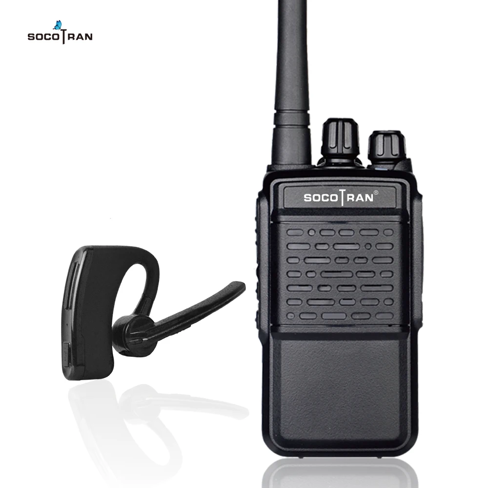 Bluetooth-рация Перезаряжаемые 2 Way Радио UHF 400-470 МГц Портативный радио Беспроводной Bluetooth гарнитура 16CH с наушником HB4
