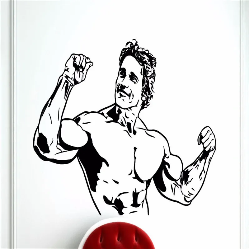 Виниловая наклейка для фитнеса бодибилдинга|wall decals|decoration homevinyl stickers |