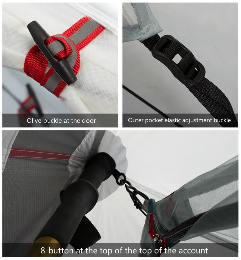 Человек Oudoor Сверхлегкий кемпинговый тент 3 сезона Профессиональный 15D Silnylon безщеточные палатки пляж Naturehike