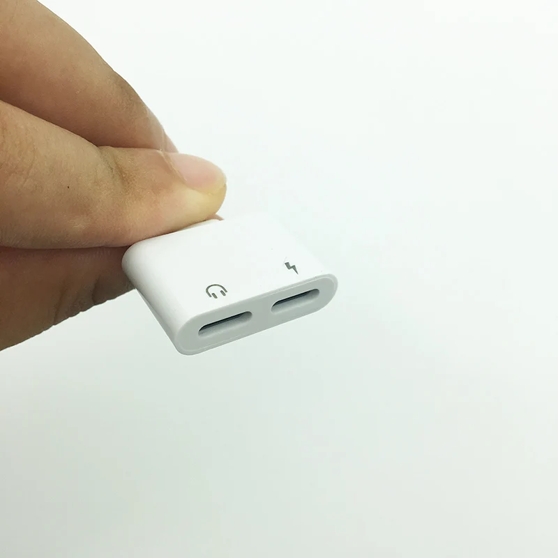 KERTLIYCDA двойной разъем аудио и зарядный адаптер для iPhone 7 8 Plus зарядное устройство