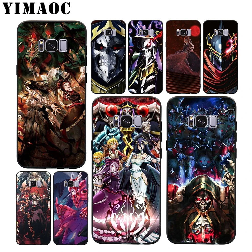 YIMAOC Overlord Japan Anime Soft Silicone Case for Samsung Galaxy A3 A5 A6 Plus 2017 2016 S6 S7 Edge S8 S9 &amp Note 8 9 |