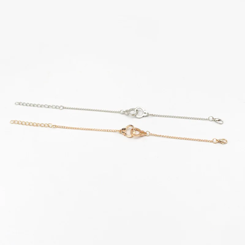 Простой браслет украшения цифровой 8 крест сплав золото/серебро ювелирный тренд