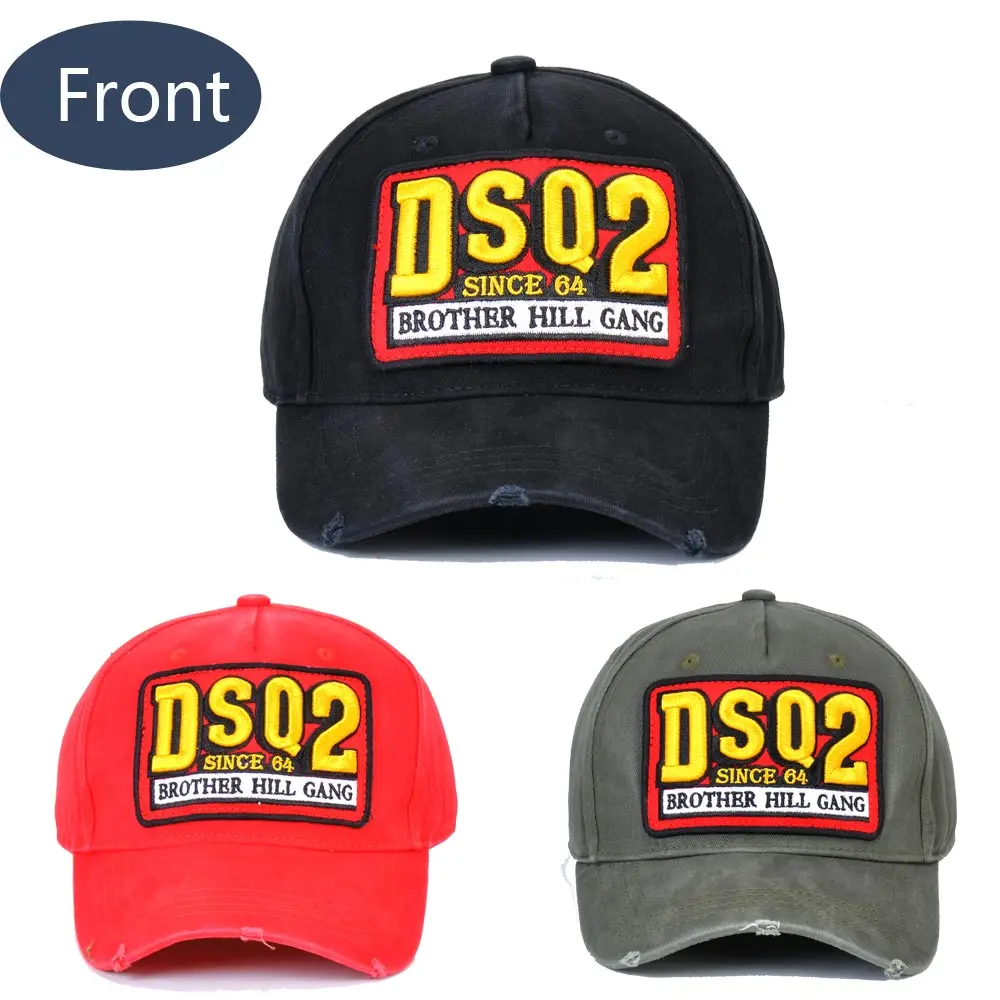 DSQICOND2 Повседневная брендовая бейсболка Snapback для женщин и мужчин DSQ2 высокое