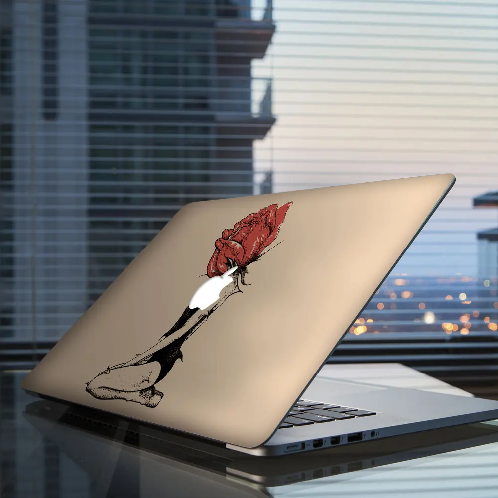 Розовая Виниловая наклейка для девочек DIY MacBook Air Pro Retina 11 13 15 дюймов ноутбука Mac с