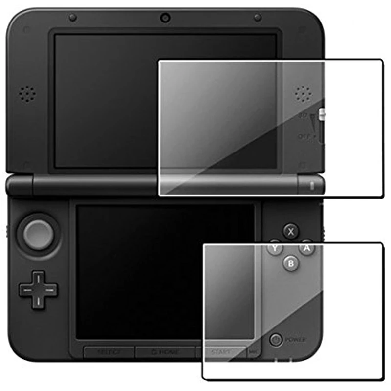 Защита экрана размера XL для Nintendo New 3DS закаленное стекло лучшего и HD прозрачный