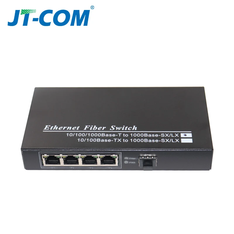 1000M 1G4E 1 sfp slot fiber 4 8 RJ45 1G4E Gigabit optical Media Converter Ethernet Network Switch fibra optica transceiver images - 6