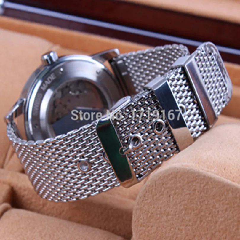 20mm 22mm 24mm Heavy Duty Stainless Steel Watch Bracelet Strap Mesh Band For Breitling