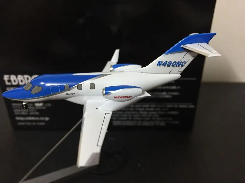 Полностью металлическая модель самолета Hondajet Honda N420EX Ebbro 1/144 синий/белый|caterpillar
