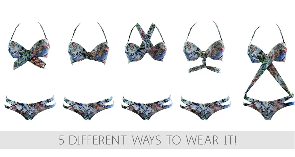 2017 сексуальный женский комплект бикини на завязках купальник бретельках пляжная