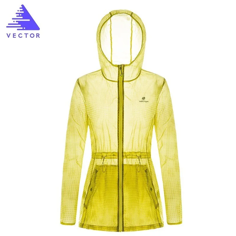 Векторная Солнцезащитная кожаная одежда Экстра плюс XXL летняя уличная куртка женское водонепроницаемое пальто женское с капюшоном Рыбалка Туризм - Цвет: Yellow