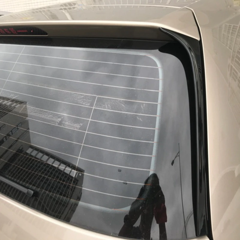 Автомобильный спойлер MK7 из глянцевого черного АБС-пластика для стайлинга