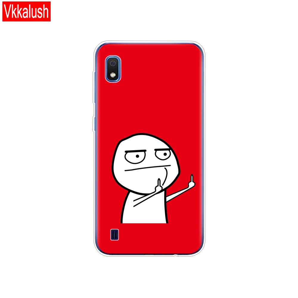 11063 Чехол для Samsung A10, мягкий силиконовый чехол на заднюю панель, чехол для телефона Samsung Galaxy A10 Galaxy ya10 A 10 SM-A105F A105 A105F, мультяшный - Цвет: 11063