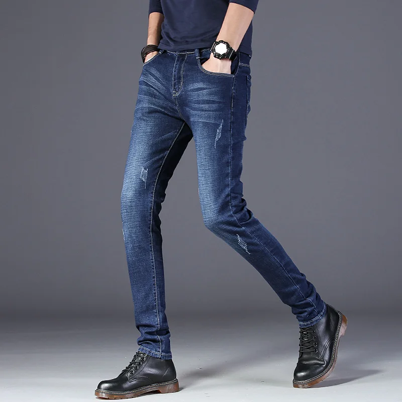 Batmo 2019 Новое поступление высокое качество повседневные тонкие эластичные джинсы