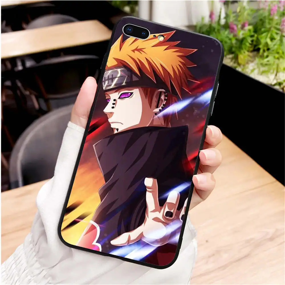 TPU Японский мультфильм Наруто Мягкий Силиконовый ТПУ чехол для телефона iPhone MAX XR XS X10 5 5S 5SE 6 6S 6 7 8Plus 11 Pro MAX - Цвет: TPU