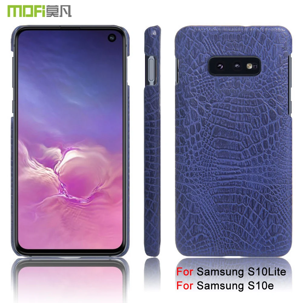 Для Samsung S10 Lite чехол Mofi Galaxy S10Lite задняя крышка из крокодиловой искусственной кожи