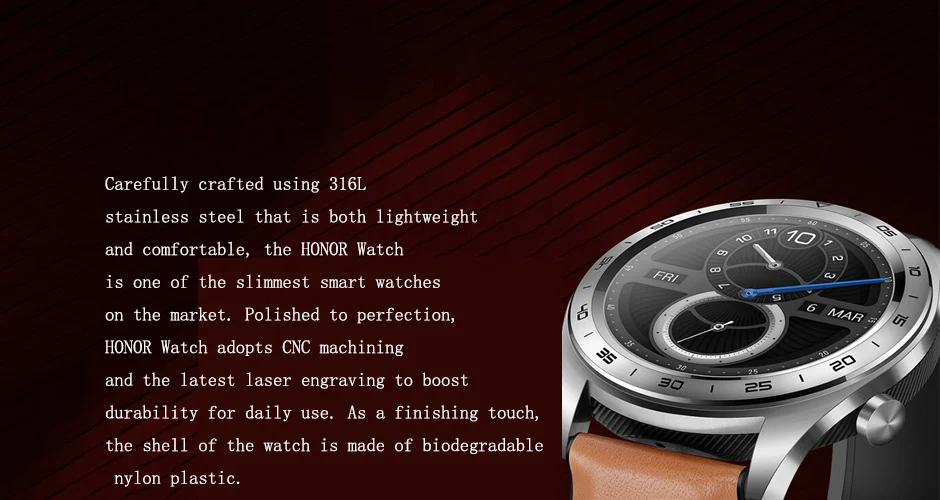 Huawei часы magic Honor часы Magic SmartWatch сердечного ритма водонепроницаемый трекер сна трекер работы