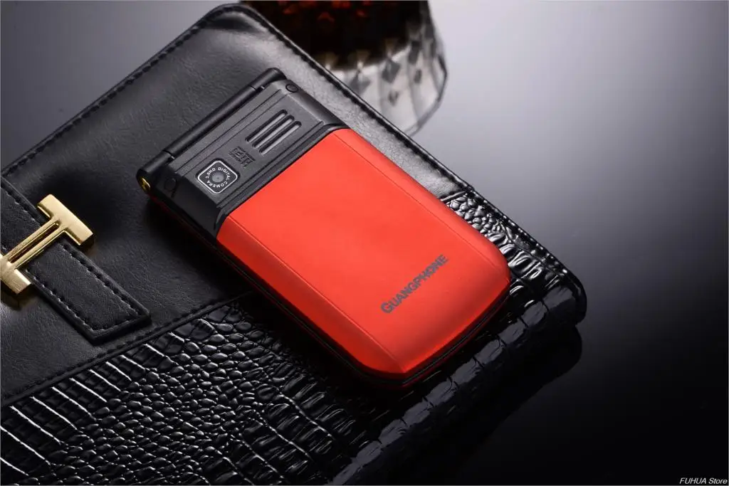 Flip Metal Body Mobile Cellphone E9 Dual Sim Dual Screen Radio 2.4'' Touch Sceen SOS Big Keyboard Loud Sound Flashlight Phone