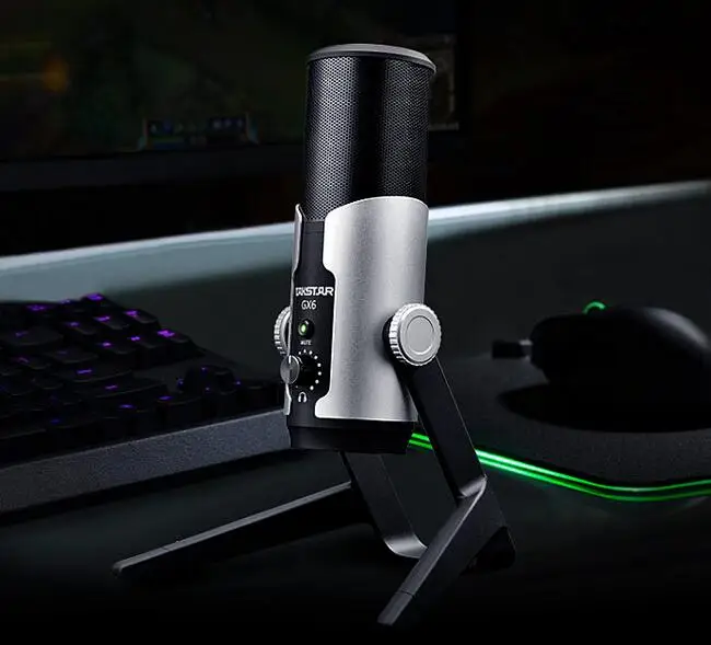Takstar GX6 USB конденсаторный микрофон три 16 мм конденсаторные капсулы четыре