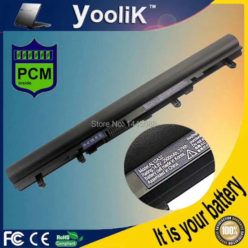 

2600mAh 4 cells New Laptop Battery AL12A32 AL12A72 For ACER Aspire V5 V5-431 V5-471 V5-531 V5-551 V5-571