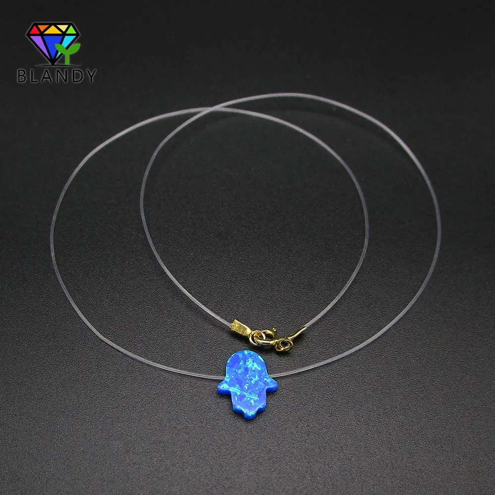 Прозрачная нейлоновая цепь ожерелье для женщин 1 шт./лот высокое качество 11x13 мм