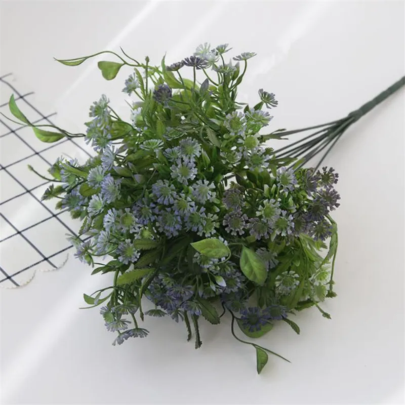 Искусственные кусочки Babysbreath (10 стеблей/штука) пластиковые Гипсофилы для свадьбы