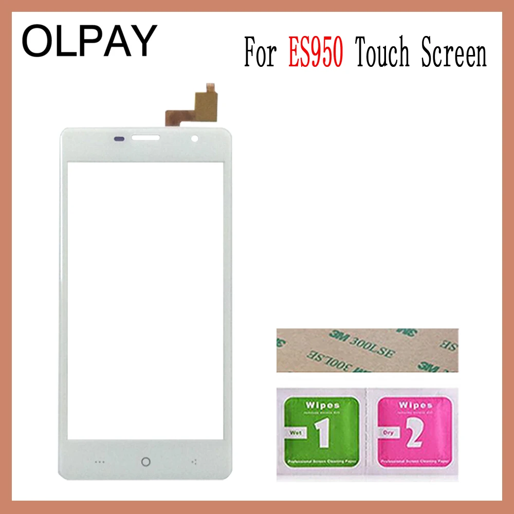 White No Tools OLPAY 5,0 сенсорная панель для DEXP Ixion ES950 сенсорный экран стекло дигитайзер панель объектив сенсор стекло Бесплатный клей и салфетки - Цвет: White No Tools