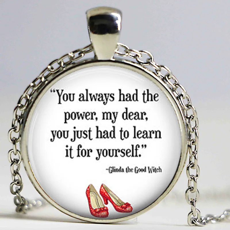 У вас всегда было ожерелье силы Волшебник из унции модное серебряное