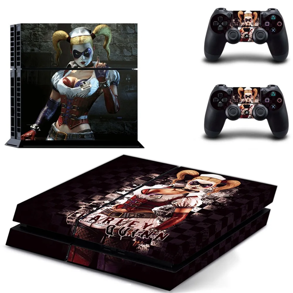 Harley Quinn Джокер Бэтмен Супермен PS4 Кожа Наклейка виниловая для sony Playstation 4 консоль и контроллеры PS4 Кожа Наклейка
