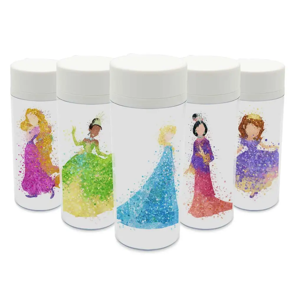 С крышкой и широким горлом 300 мл детские бутылки для воды девочек