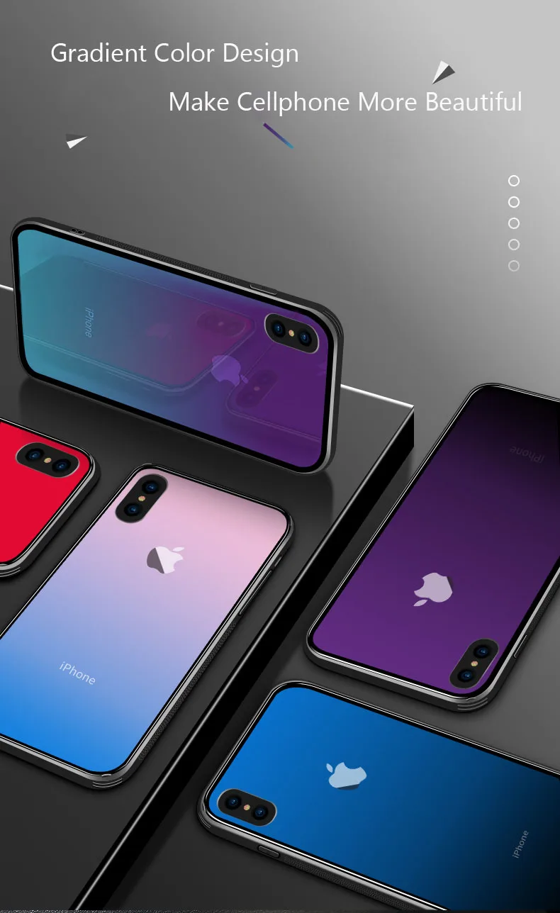 Для iPhone 11 Pro Max чехол градиентной расцветки Aurora чехол из закаленного стекла для iPhone XS Max XR XS X 7 8 6 6S Plus 11 Pro Жесткий Чехол