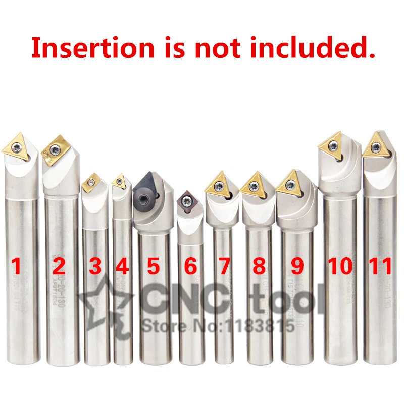 1pcs 45 degrees/60 degrees/90 degrees/120 degrees chamfer end milling cutter arbor CNC chamfering tool holder | Инструменты