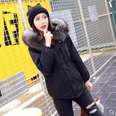 

Bella Philosophy faux fur hood warm padded winter parkas women coat fashion zipper female jacket loose oversize casual outwears