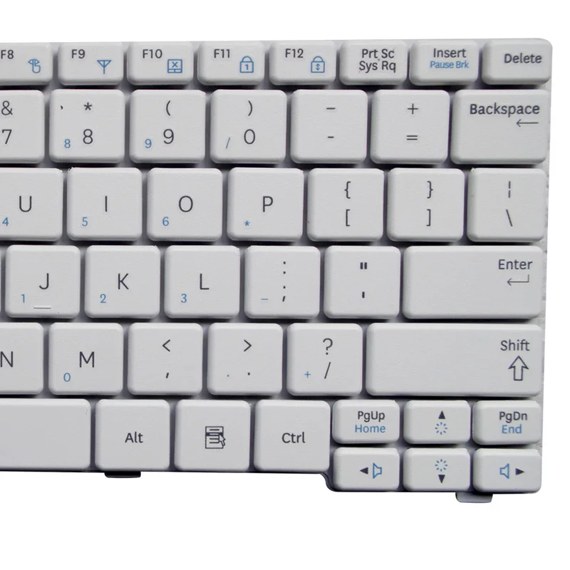 GZEELE для SAMSUNG N150 N143 N145 N148 N158 NB30 NB20 N102 N102S NP-N145 Клавиатура ноутбука США Версия Белый Английский