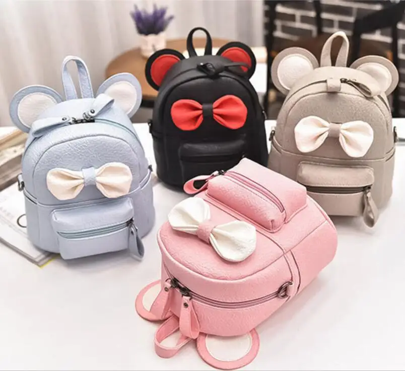 Новый женский рюкзак с мультипликационным принтом многофункциональная