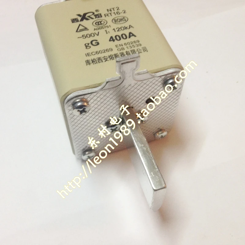 [SA]Cooper Xiɺn Fuse Ltd. Оригинал NT2 RT16-2 500 В 120ka 400A предохранитель -- 5 шт./лот |