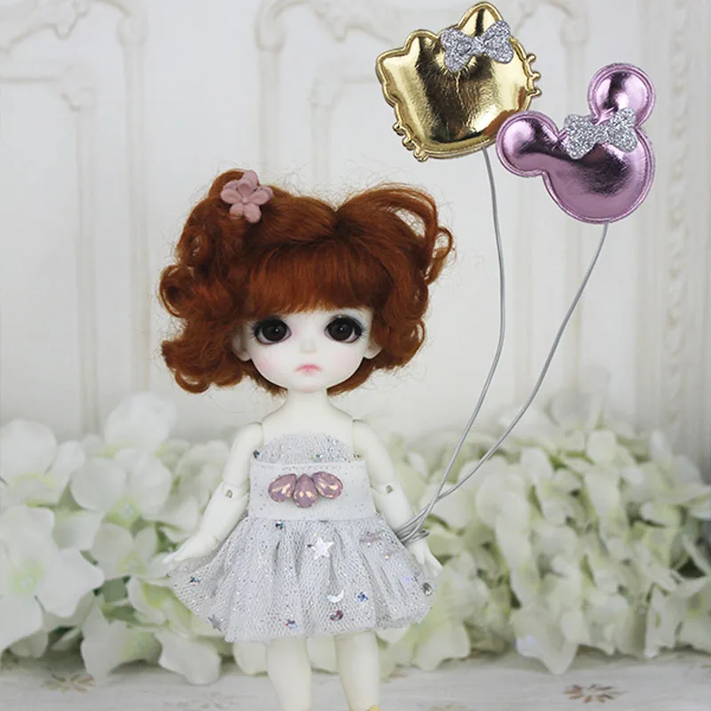 Милые миниатюрные Имитационные аксессуары для воздушного шара 1/6 1/8 BJD Lati Blyth Azone