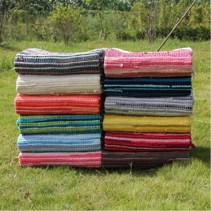 

cotton hand-hooked mat size 120*180cm