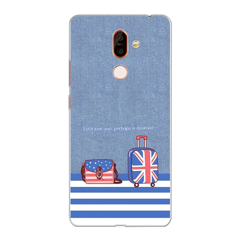 ciciber Phone Case for Nokia 9 PureView 1 2 3 5 6 7 8 Sirocco Soft Back Cover 2.1 3.1 5.1 6.1 7.1 8.1 Plus World Map |