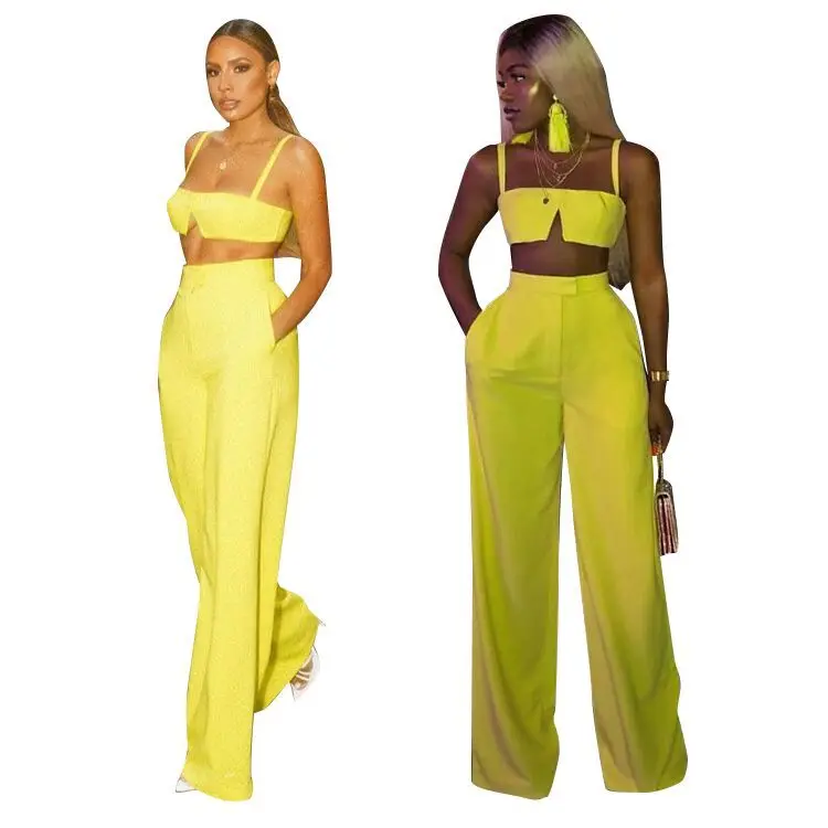

2019 Direct Selling Sale Sleeveless None Elastic Waist Autumn Elegent Women Plus Size Long Sets S-xxl