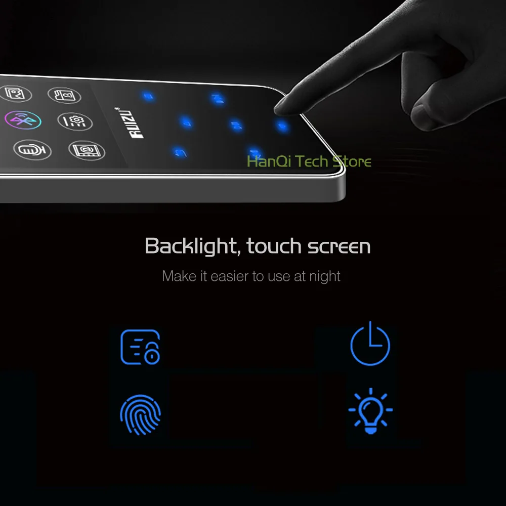 RUIZU D10 Bluetooth MP3 плеер без потерь HiFi MP3 музыкальный плеер портативный аудио 8 ГБ с динамиком FM радио Электронная книга часы