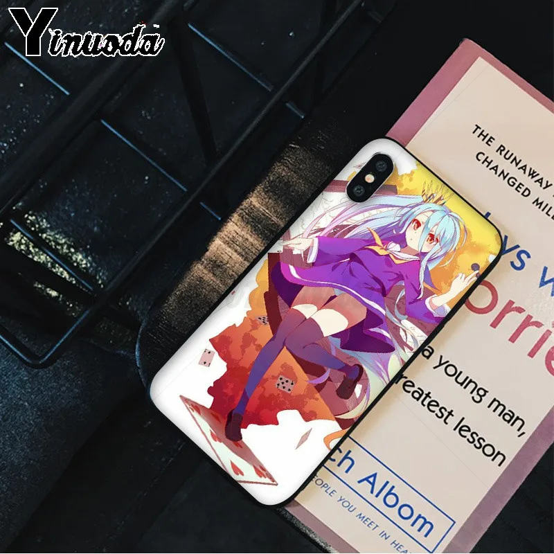 Yinuoda No Game Life черный мягкий резиновый чехол для телефона из ТПУ Apple iPhone 8 7 6 6S Plus X XS MAX