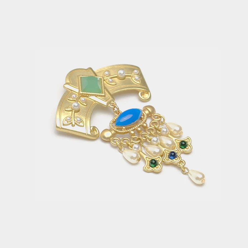 Amorita boutique beauty vintage court pearl pendant Brooches | Украшения и аксессуары