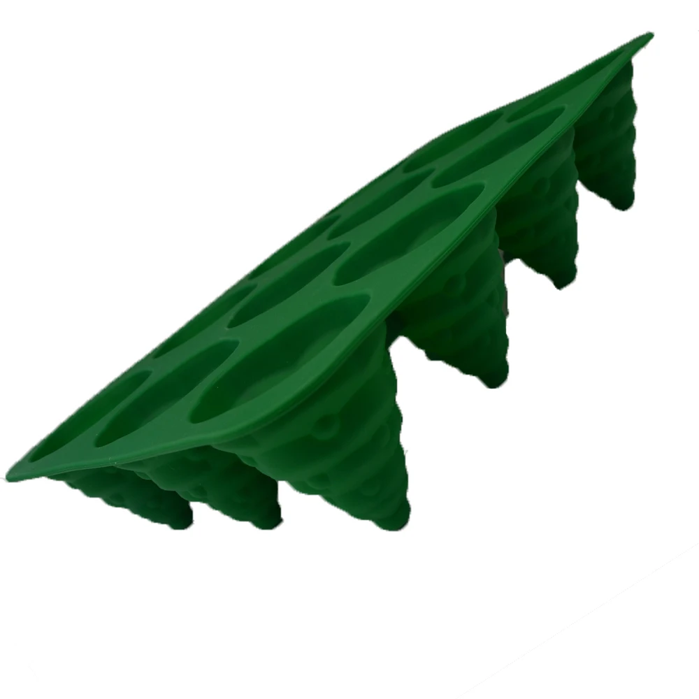 Рождественские DIY 3d силиконовые формы много узоров Рождественская елка зонтик