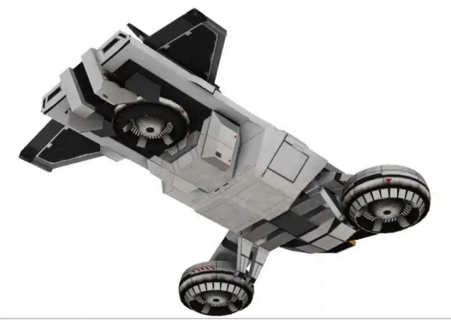 Бумага craft Mass effect 3 M44 Молот Танк колесница космический корабль 3D Бумажная модель