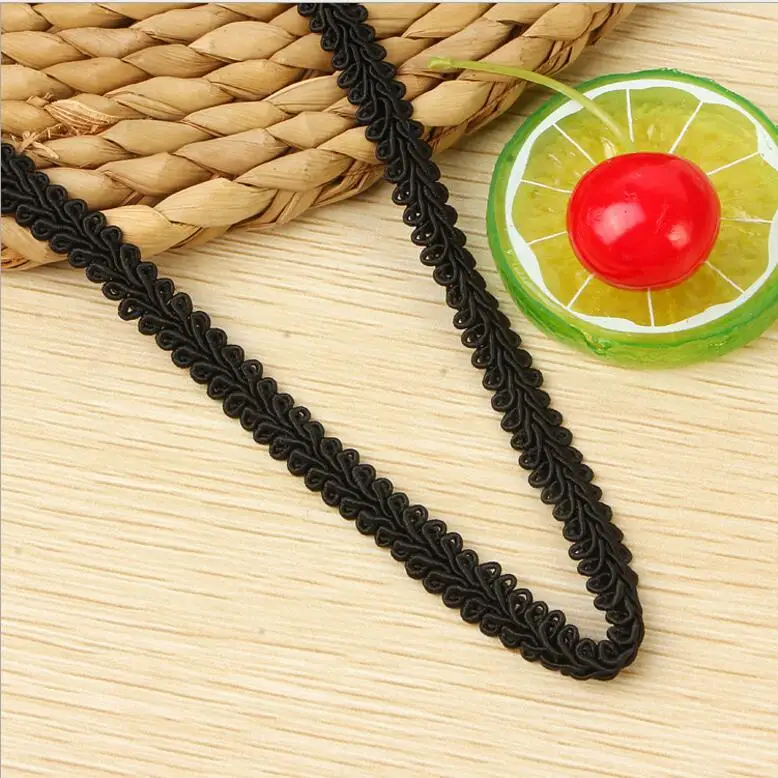 Атласная плетеная Серебристая кривая кружевная отделка 0 7 см вышитые свадебные