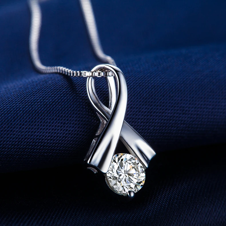 Цепочка с подвеской из серебра 0 23 пробы бриллиантами 925 карат|pendant chain necklace|pendant gold